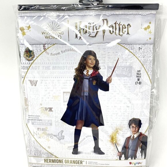 Harry Potter Hermione Granger Halloween Costume Dress with Attached Robe Various - Picture 3 of 9